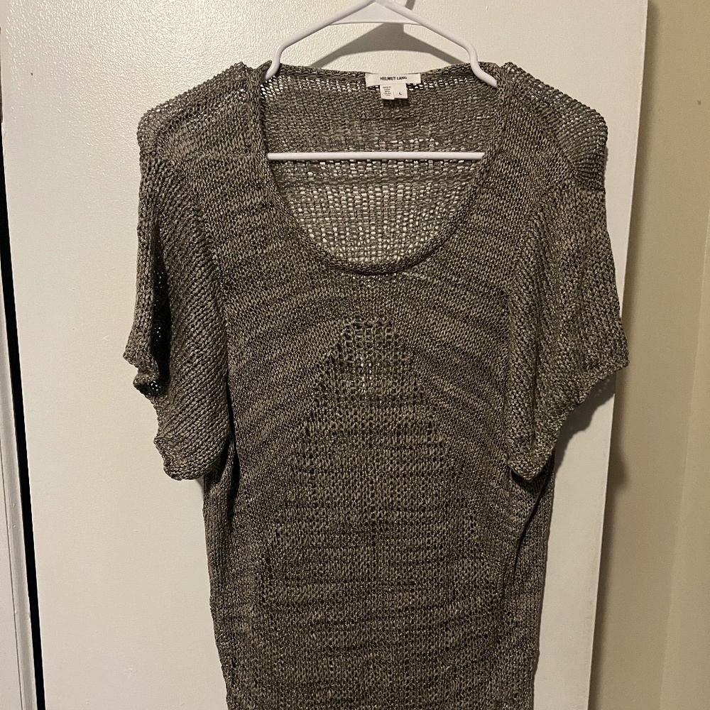 Helmut lang knitted tshirt